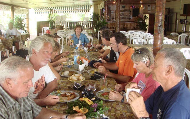 Dining on local delicacies © BW Media
